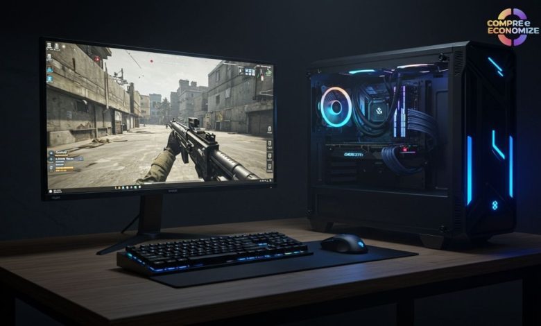 O PC Gamer de R$ 3 mil que roda tudo! Conheça o T-GAMER Penon com Ryzen 5 8500G.