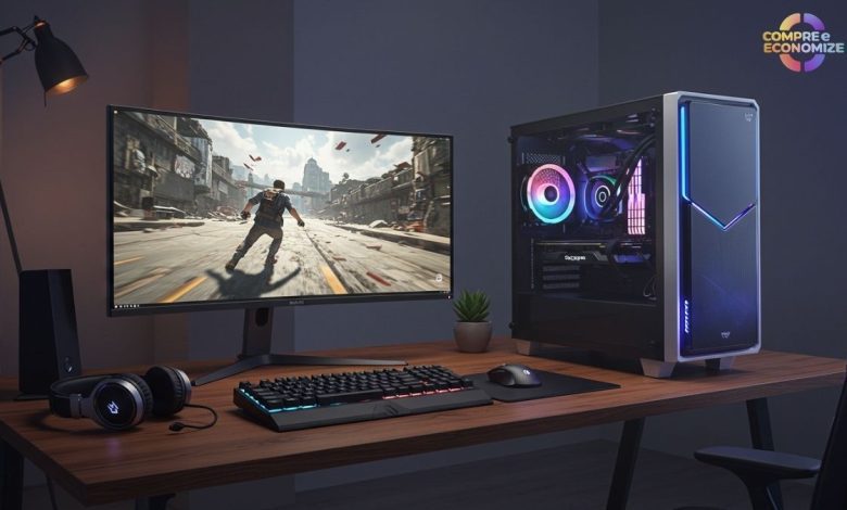 PC Gamer T-GAMER Warrior: O combo de Ryzen 5 7600, RTX 3060 e 32GB DDR5 que vai te surpreender.